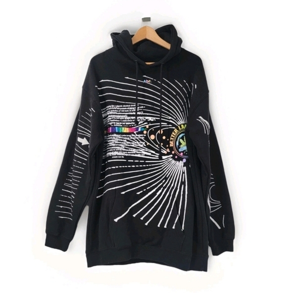 Advisory Board Crystals x Lil Wayne Men's Large Rare Carter V ABC Black Hoodie - Picture 1 of 15